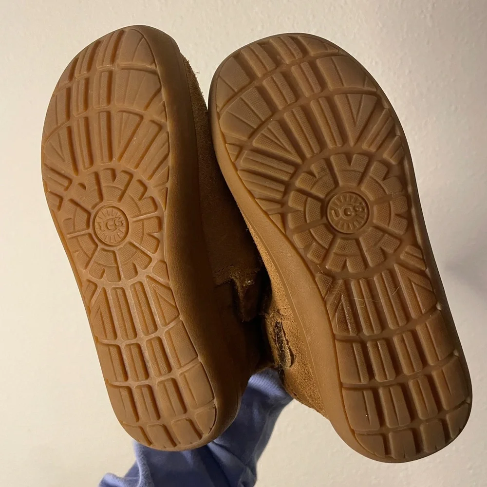 UGG Toddler Kids Girls Sz 11 Keelan Winter Boots Brown Suede